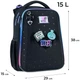 Рюкзак шкільний Kite Education 531M Monster High для дівчинки Чорний 38х29х15см 15л Ортопедичний каркасний 1-4 клас спинка Ergo Kids (MH26-531M) - зображення 3
