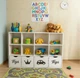Стеллаж для игрушек и книг на 12 ячеек Gap ST12 White-Grey 1 - изображение 1