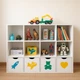 Стеллаж для игрушек и книг на 12 ячеек Gap ST12 White-Yellow-Green 2 - изображение 1