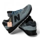 Мужские кроссовки повседневные NB 574 Classic Grey Black 44 (28,0 см) Серый - изображение 6