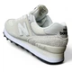 Женские кроссовки повседневные NB 574 Classic Beige White 37 (23,5 см) Бежевый - изображение 5