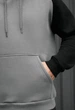 Худі Staff gray & black oversize fleece S - изображение 3