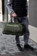 Сумка дорожня на колесах Wings Unlimeted 1106, мала (S) 55x31x30 см, 48 л оливкова - зображення 6
