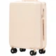 Дорожный полипропиленовый чемодан WINGS BNT01 малая (S) на 4 колесах 55x37x22,5 см, 38 л, кремовая - изображение 3