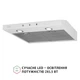 Вытяжка плоская PERFELLI RINCI 6CWX BIANCO - изображение 4