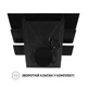 Витяжка декоративна похила PERFELLI DNS 6482 D 850 BL LED - зображення 8
