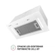 Вытяжка полновстраиваемая PERFELLI BIS 58844 WH 1200 LED - изображение 4