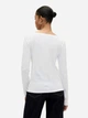 Лонгслив длинный женский GAP 611577880 XL Белый (1159855220) - изображение 2