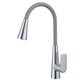 Смеситель для кухни Mixxus Premium Matis 011-T (NUT) Refl.Gray (Цвет хром+силик.вылив серый) (MI8267) - изображение 1