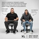 Крісло для геймерів Anda Seat Kaiser 3E XL Black Fabric (AD23YC-XL-09-B-CF-B01) ( 19357 ) - изображение 10