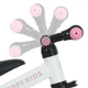 Велосипед-біговел дитячий PROFI KIDS MBB 1008 white 4 в 1 трансформер, колеса EVA, сталева рама, Білий - зображення 3