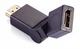 HDMI-HDMI 360º адаптер перехідник м-т M\F поворотний - зображення 1