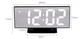 LED часы DS-3618L зеркальные с будильником и термометром - изображение 4