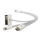 Зарядный кабель 3 в 1 USB - micro USB, для Iphone4/5/6 - изображение 3