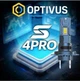 Світлодіодна лампа OPTIVUS S-4 PRO H4 72W 10000LM 6000K - зображення 4