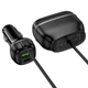 Разветвитель прикуривателя Hoco Z59A с USB-C и USB-A для автомобиля 4 порта 30W 18W зарядка устройств - изображение 5