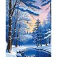 Картина за номерами Пейзаж зимовий ліс 40х50 см Art Craft (11048-AC) - зображення 1