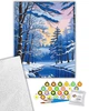 Картина за номерами Пейзаж зимовий ліс 40х50 см Art Craft (11048-AC) - зображення 2