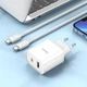 Сітчастий зарядний пристрій з кабелем HOCO C80A Plus Rapido PD20W+QC3.0 (6931474779908) (19823) - зображення 8