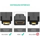 Адаптер UGREEN Mini HDMI Male to HDMI Female Adapter (Black)(UGR-20101) (UGR-20101) (19784) - изображение 5