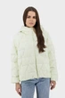 Жіночий прямий пуховик casual з качиним пухом та капюшоном Basic (м'ята, L), 116906, 116854 - изображение 2