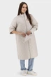 Жіноча тонка куртка casual з втачним рукавом та качиним пухом Snow Owl (молочний, M), 117007, 116978 - изображение 7