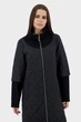 Жіноча тонка куртка casual з втачним рукавом та качиним пухом Snow Owl (чорний, M), 117012, 116978 - изображение 2