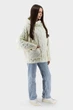 Жіноча осіння куртка casual з качиним пухом і капюшоном Snow Owl (молочний, 3XL), 116871, 116839 - зображення 3