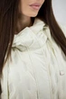 Жіноча осіння куртка casual з качиним пухом і капюшоном Snow Owl (молочний, 3XL), 116871, 116839 - зображення 5