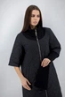 Жіноча тонка куртка casual з втачним рукавом та качиним пухом Snow Owl (чорний, M), 117012, 116978 - изображение 6
