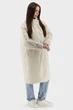 Жіночий casual плащ сезону осінь-весна з качиним пухом Basic (молочний, M), 116903, 116841 - изображение 3