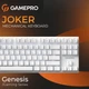 Клавиатура игровая проводная GamePro Genesis Joker MK124W USB White - изображение 4