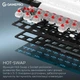 Клавіатура ігрова бездротова/дротова GamePro Asgard Valhalla MK210W Pro 65 RGB White - зображення 7