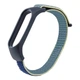 Ремінець для Xiaomi Mi Band 3/4/5/6/7 Nylon Blue/Yellow - зображення 1