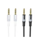 Кабель Borofone BL19 Creator audio cable AUX 3.5mm to AUX 3.5mm 1 метр White - изображение 2