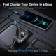 FM-трансмітер Baseus S-09 Pro Series Car FM Transmitter Cluster Black (C10762200113-00) - изображение 11