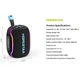 Портативна бездротова Bluetooth колонка HOPESTAR H73 Mini 15W, 3600mAh Чорна - зображення 3