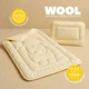 Набор детский Wool одеяло шерстяное 100х135 см и подушка 40х60 см PAPAELLA для детей - изображение 2