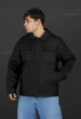 Мужская демисезонная куртка стаф черная кожаная Staff black XL (382079) - изображение 3