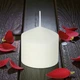 Декоративные свечи для дома Pillar, 2 шт, 5,5x5 см, 60 г, Белые (Набор интерьерных свечей) - изображение 7