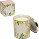 Аромасвічка у скляному стакані з кришечкою "Gold Achillea", 510 г, 9x7,5 см (Ароматична свічка для дому) - зображення 2