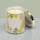 Аромасвічка у скляному стакані з кришечкою "Gold Achillea", 510 г, 9x7,5 см (Ароматична свічка для дому) - зображення 9