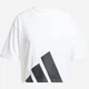 Футболка хлопковая оверсайз короткая женская Adidas W Bl Sj Bf T JG8737 L White/Black (4067902942452) - изображение 12