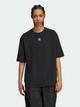 Футболка хлопковая оверсайз длинная женская Adidas Originals Essentials Boyfriend IY7321 XS Black (4067894640992) - изображение 1