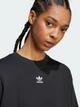 Футболка хлопковая оверсайз длинная женская Adidas Originals Essentials Boyfriend IY7321 XS Black (4067894640992) - изображение 4
