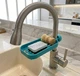 Органайзер тримач на кран Faucet Shelf Blue - изображение 2