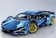 Конструктор на радиоуправлении 1:14 Lamborghini 36 см с мотором и пультом, 1314 деталей синяя - изображение 4