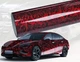 Защитная виниловая пленка для авто мото ширина 10 см длина 150 см Flower Carbon Red - изображение 1