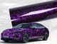 Защитная виниловая пленка для авто ширина 30 см длина 150 см Purple Forged Carbon - изображение 1