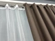 Комплект штор VR-Textil рогожка преміум TERRA LUXE 200х270 2шт і Тюль 600х270 1860ш-1668т Какао з білим 71-115/7 - зображення 8